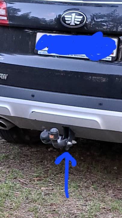 Owner's manual page stating towing is not recommended without special equipment