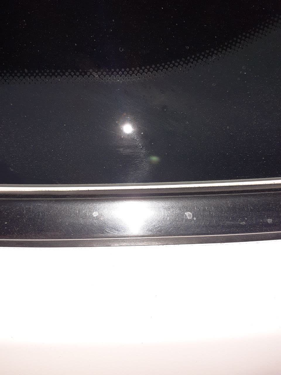 Trunk lid molding gap comparison photo