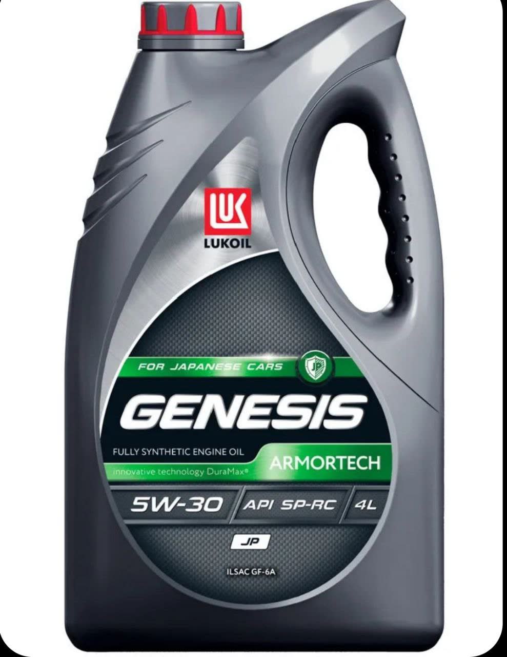 5W-30 oil bottle filled by owner; noted they had not previously seen a green 5W-40 variant