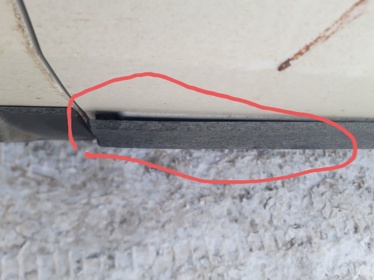 Door molding fasteners and installation points