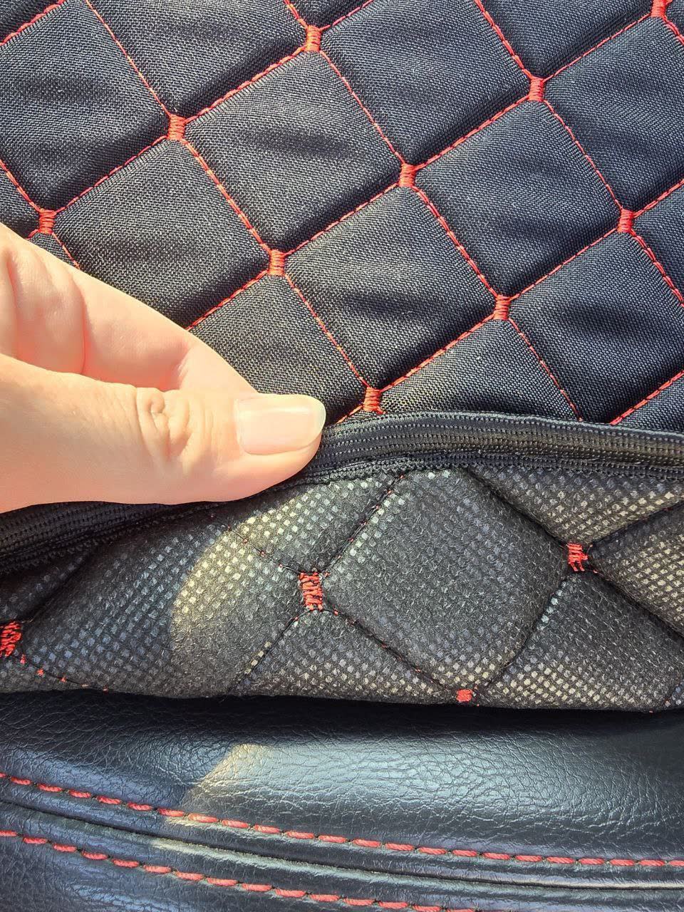 Cooling fabric seat pad, light color, mesh/breathable weave