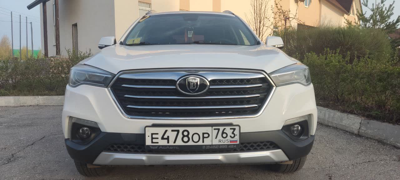 Custom emblem installed on vehicle