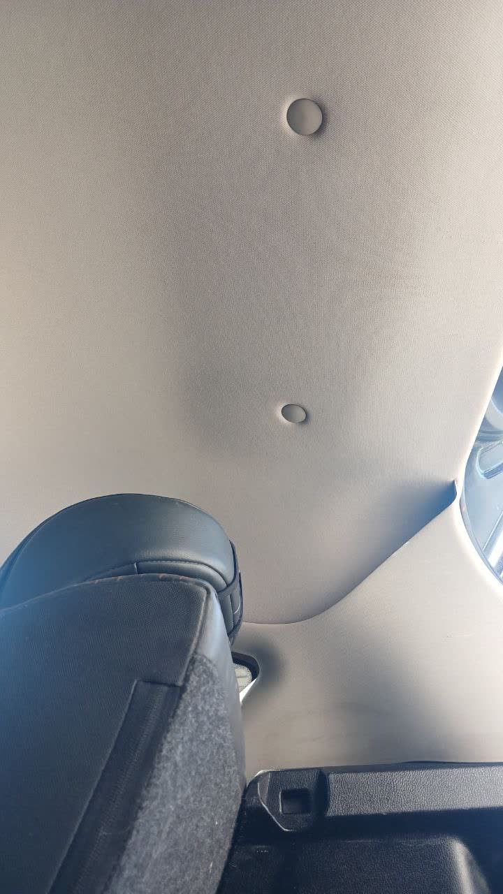 Ceiling clip showing the mushroom-anchor design