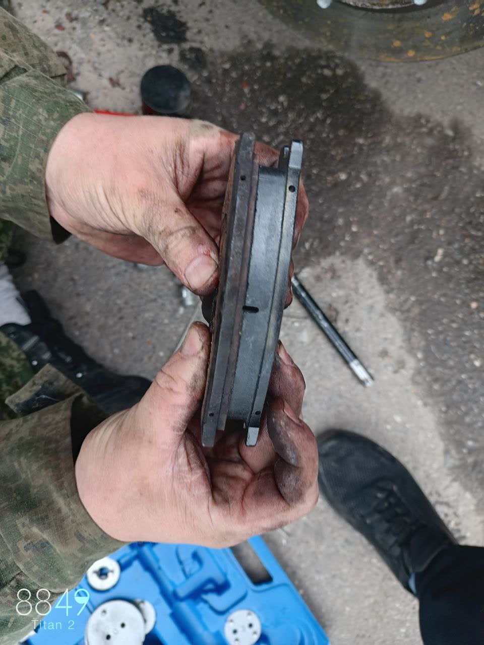 Second photo of the Mytishchi-factory pads from the same set
