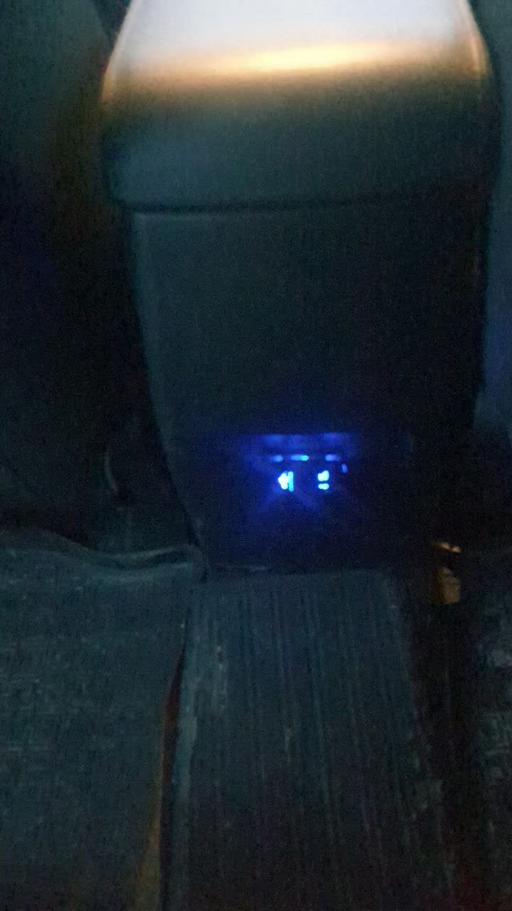 Photo of trunk power outlet location