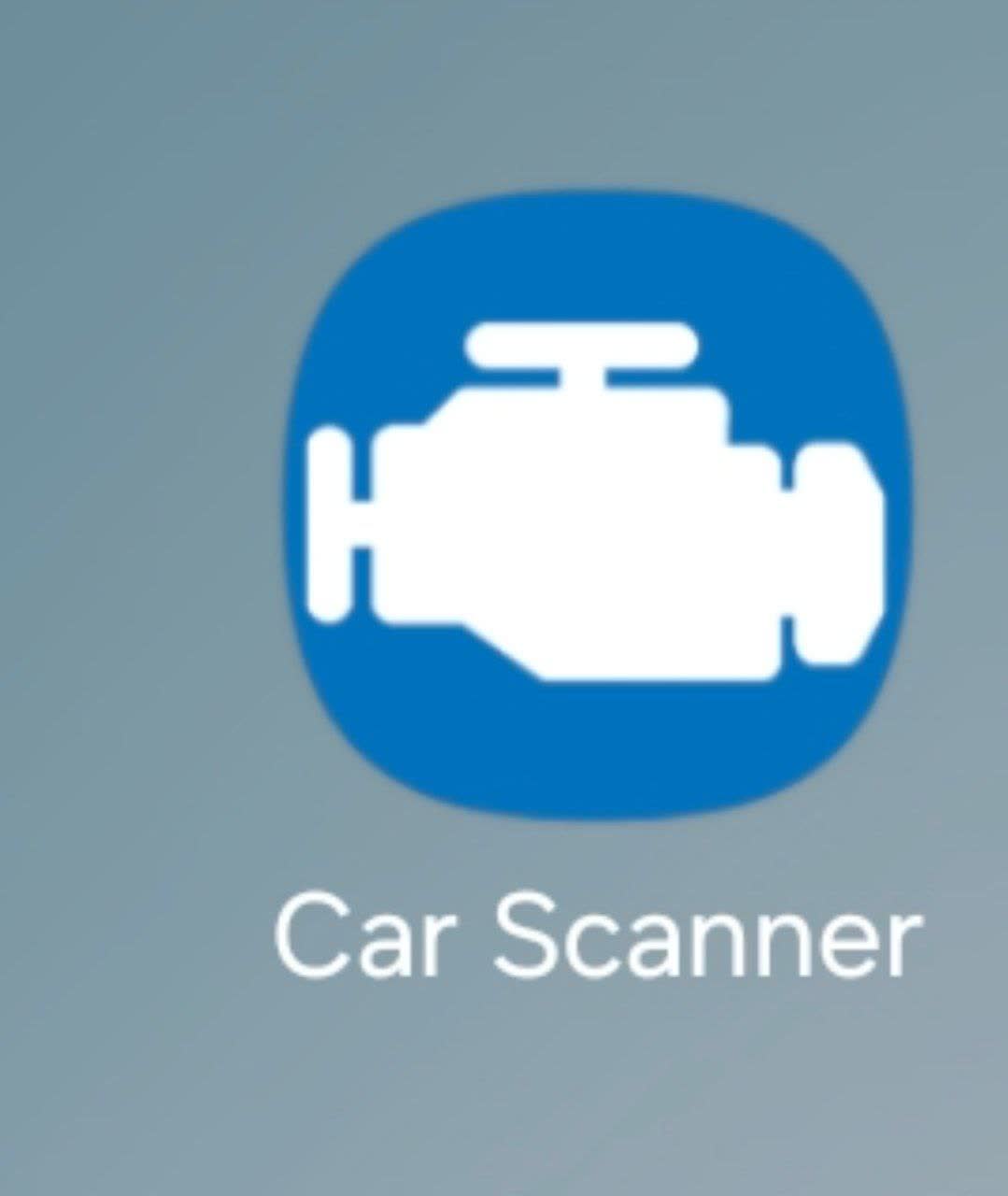 Screenshot of the Car Scanner ELM OBD2 Android app diagnostic interface